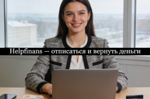 Helpfinans отписаться