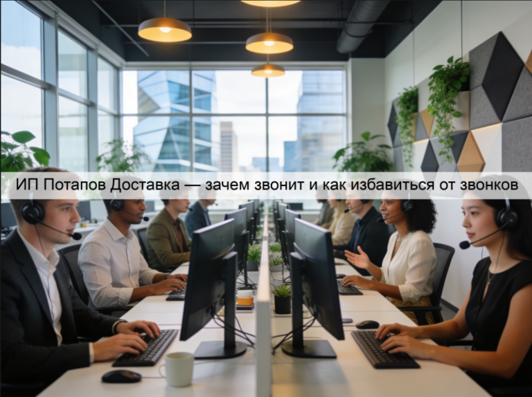 ИП Потапов Доставка — что это, зачем звонит и как отключить звонки IP Potapov Dostavka