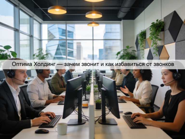 Оптима Холдинг — что это, зачем звонит и как отключить звонки организации
