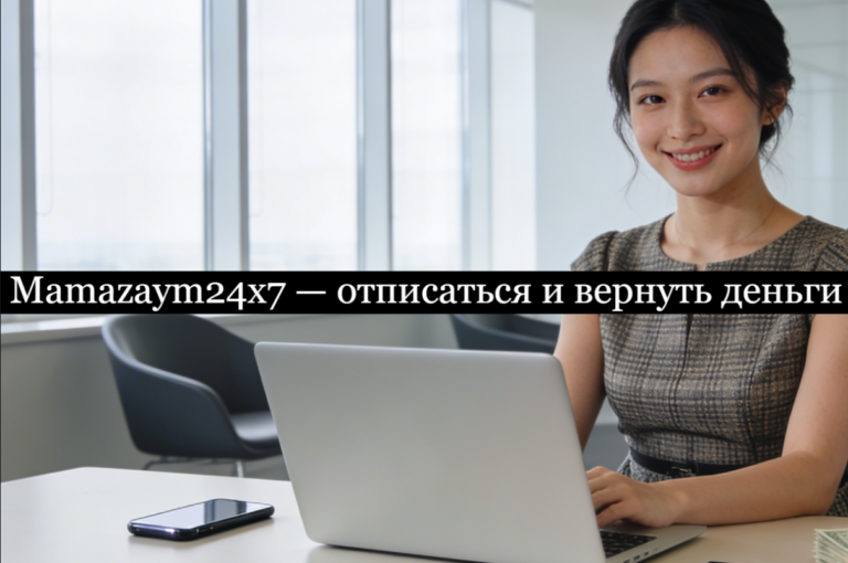 Mamazaym24x7 отписаться от платных услуг и подписки и вернуть деньги